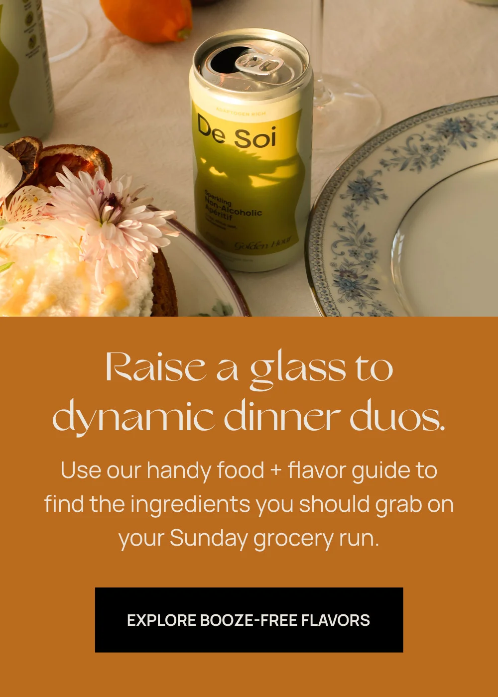 Raise a glass to dynamic dinner duos.