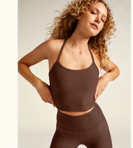 Spacedye Slim Racerback Cropped Tank