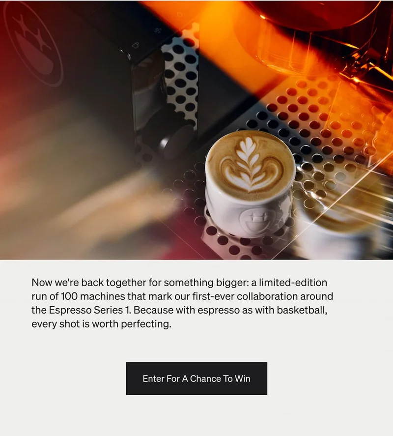 Now we're back together for something bigger: a limited-edition Espresso Series 1