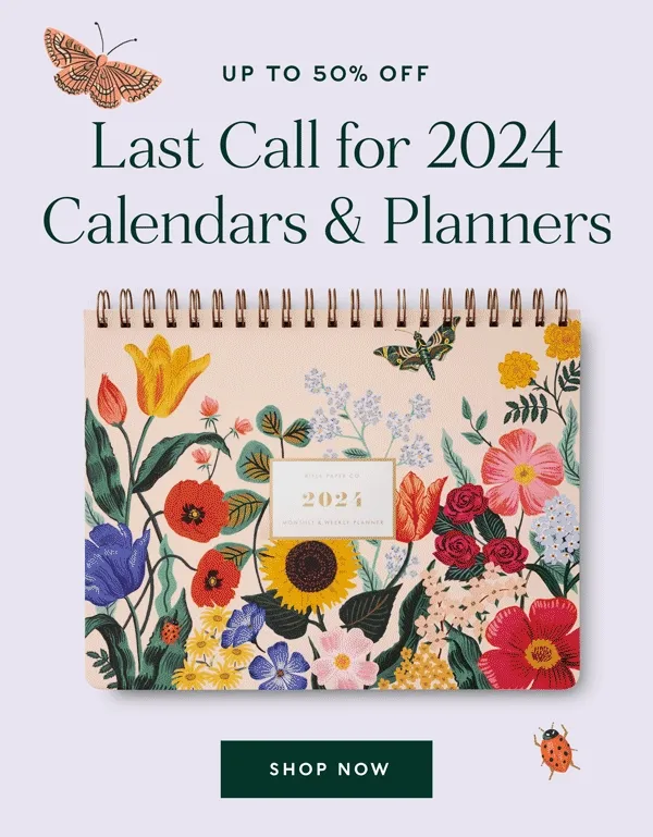 Shop 2024 Calendars and Planners