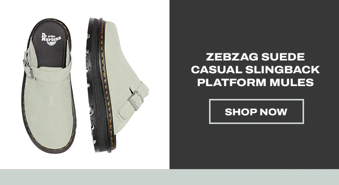 Zebzag Suede Casual Slingback Platform Mules