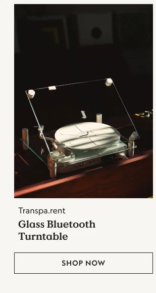 Glass Bluetooth Turntable