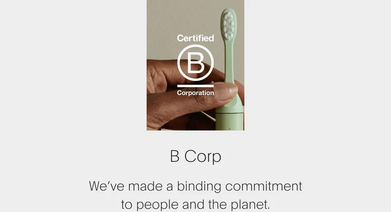 b corp - we’ve made a binding commitment to people and the planet.