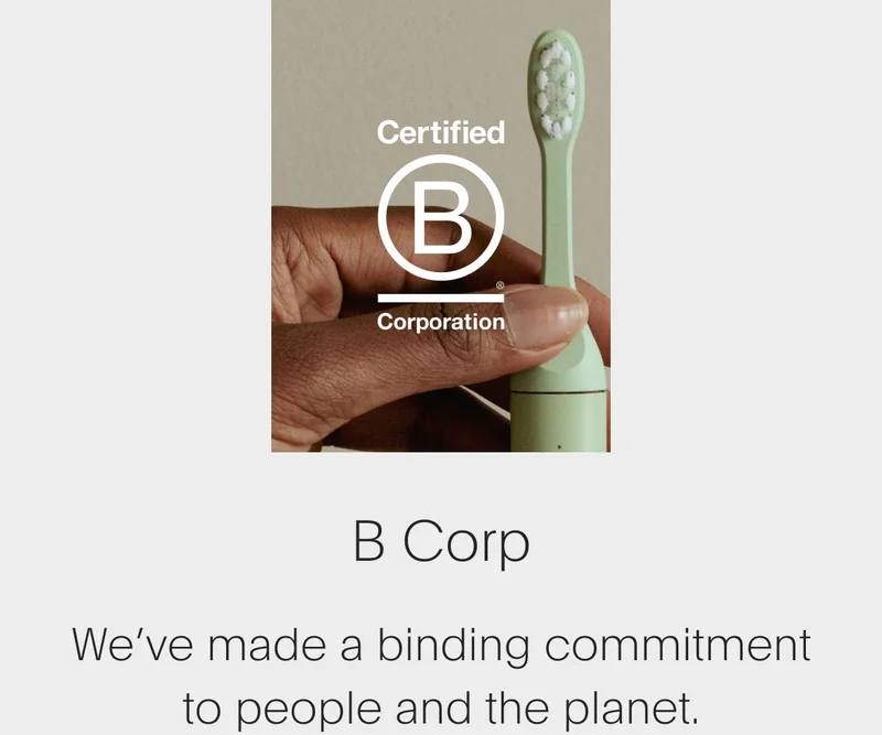 b corp - we’ve made a binding commitment to people and the planet.