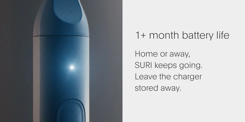 1+ month battery life
