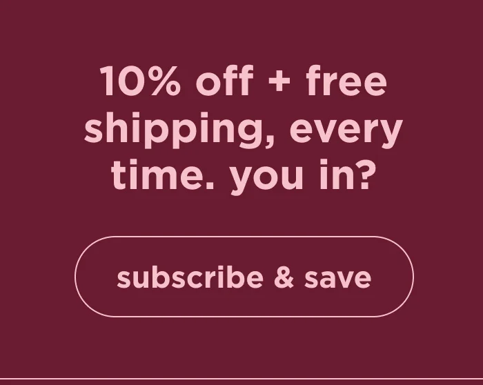 10% + free shipping, every time. you in?
