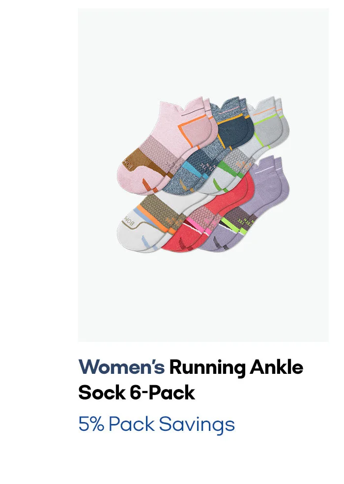 Women's Running Ankle Sock 6-Pack