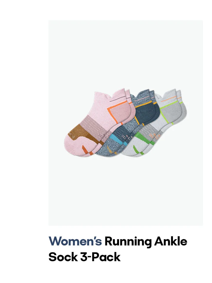 Women's Running Ankle Sock 3-Pack