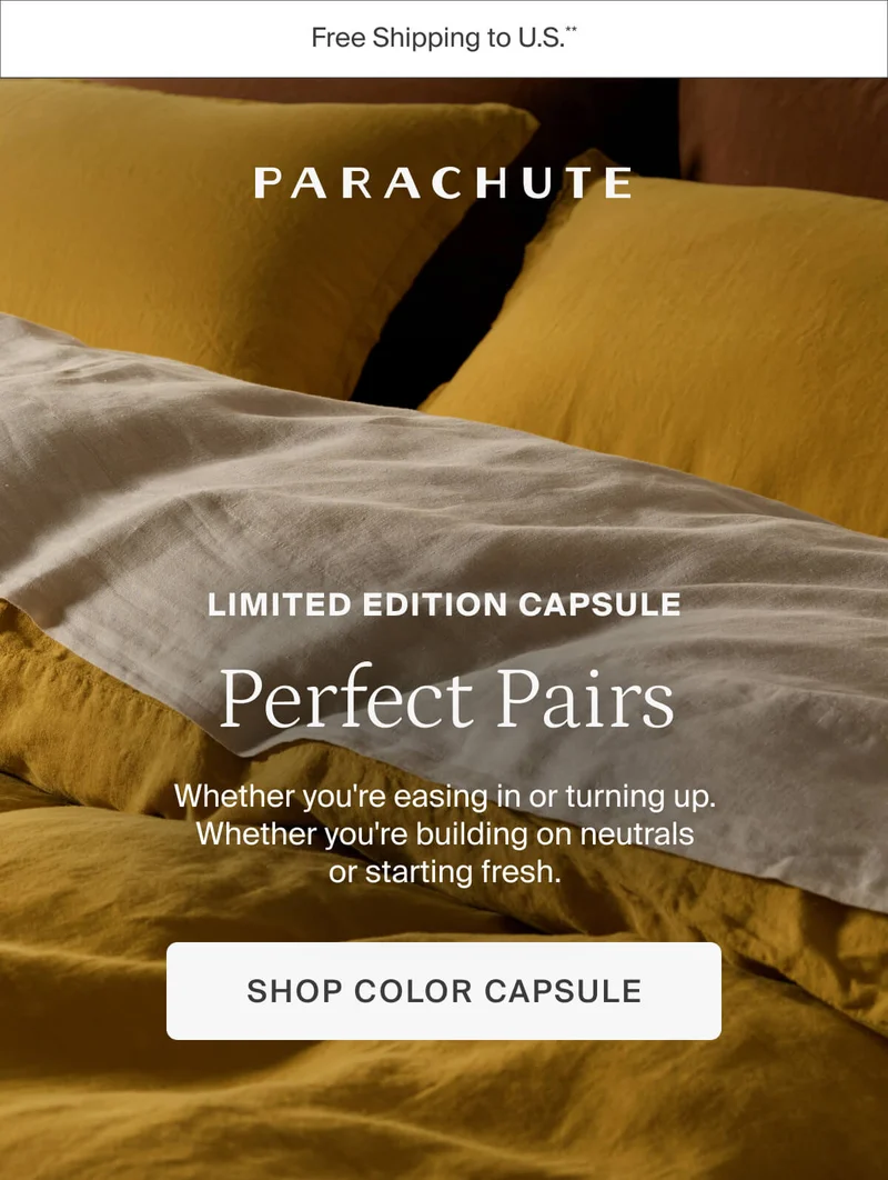 Perfect pairs. Shop color capsule.