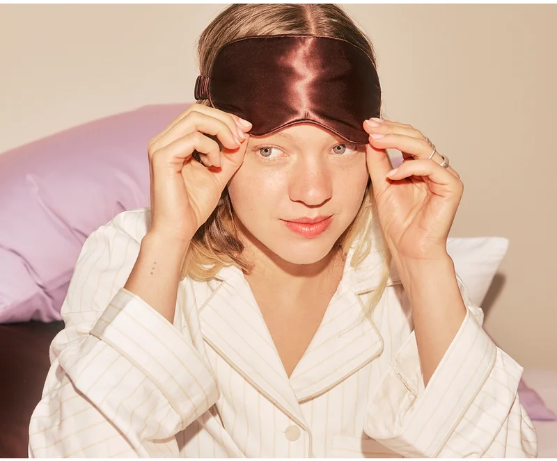 Silk Eyemask - Cocoa