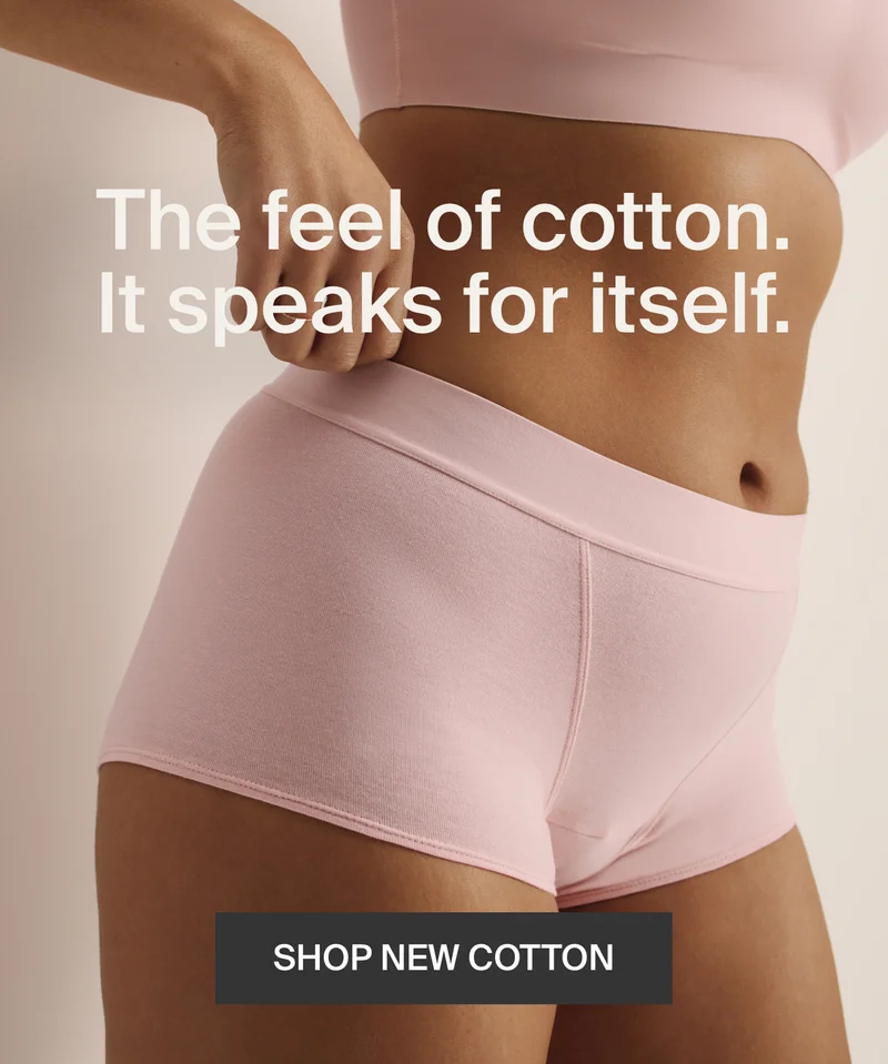 The feel of cotton. It speaks for itself. SHOP NEW COTTON.