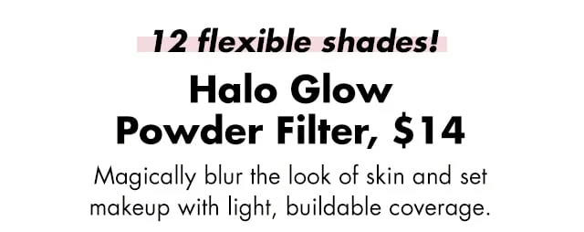 Magically blur the look of skin and set makeup