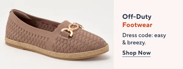 off duty footwear