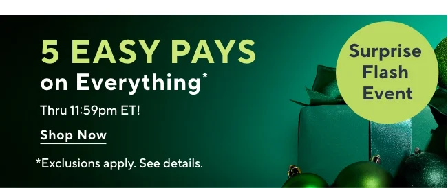 5 Easy pays!
