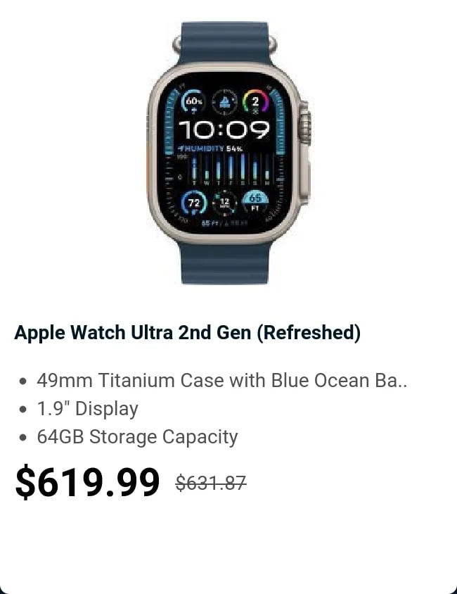 Apple Watch Ultra 2nd Gen (Refreshed)