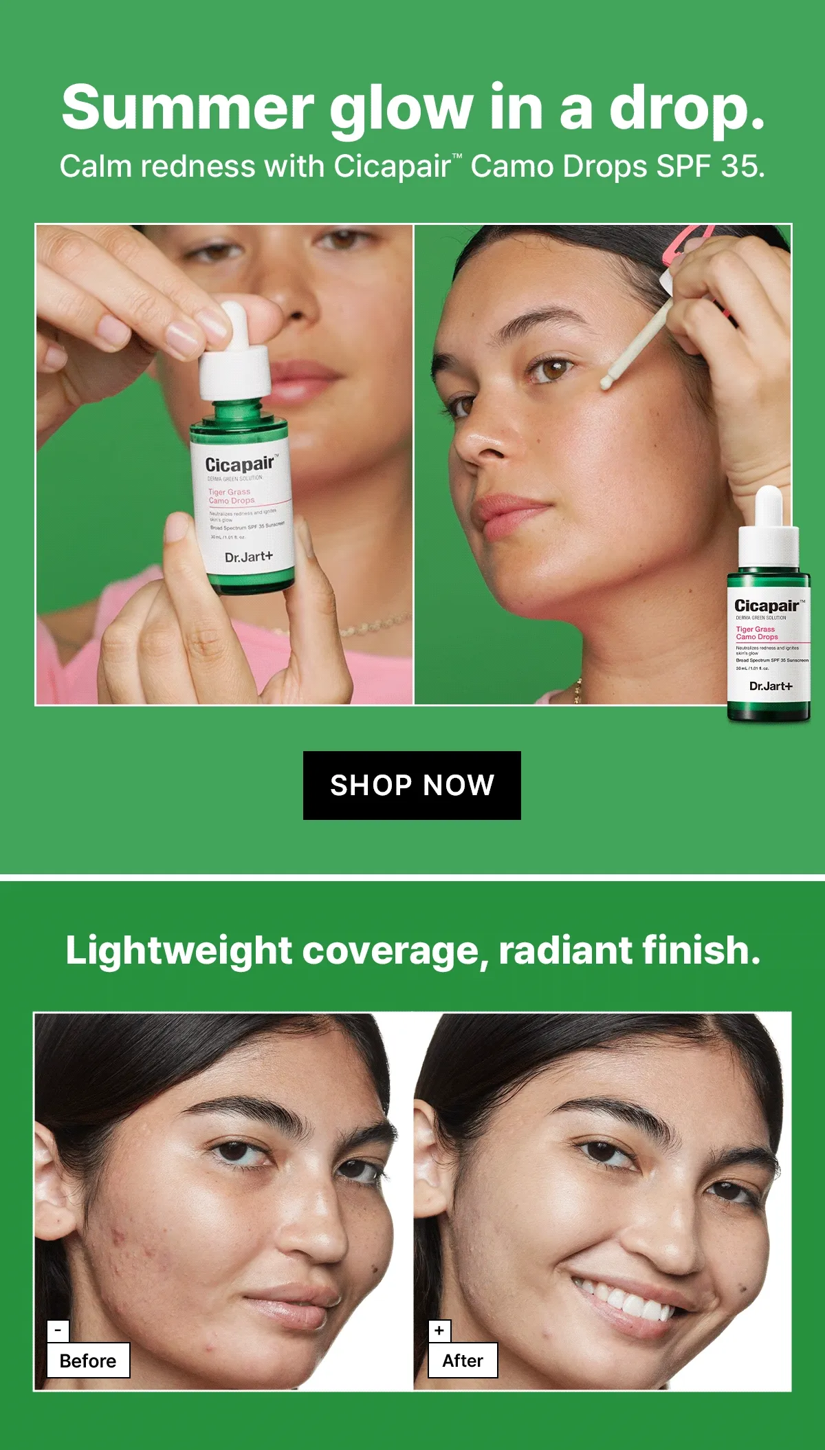 Calling all sensitive skin types. Get 3 free Cicapair full sizes with orders $65+.