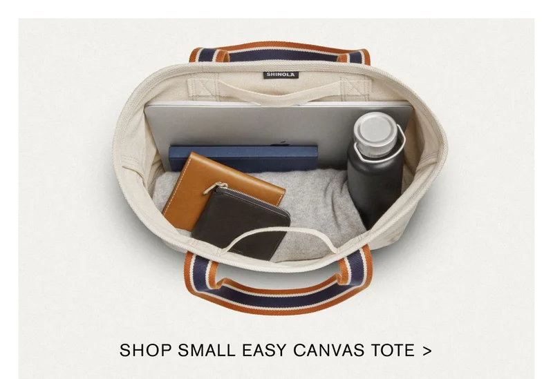 SHOP SMALL EASY CANVAS TOTE >