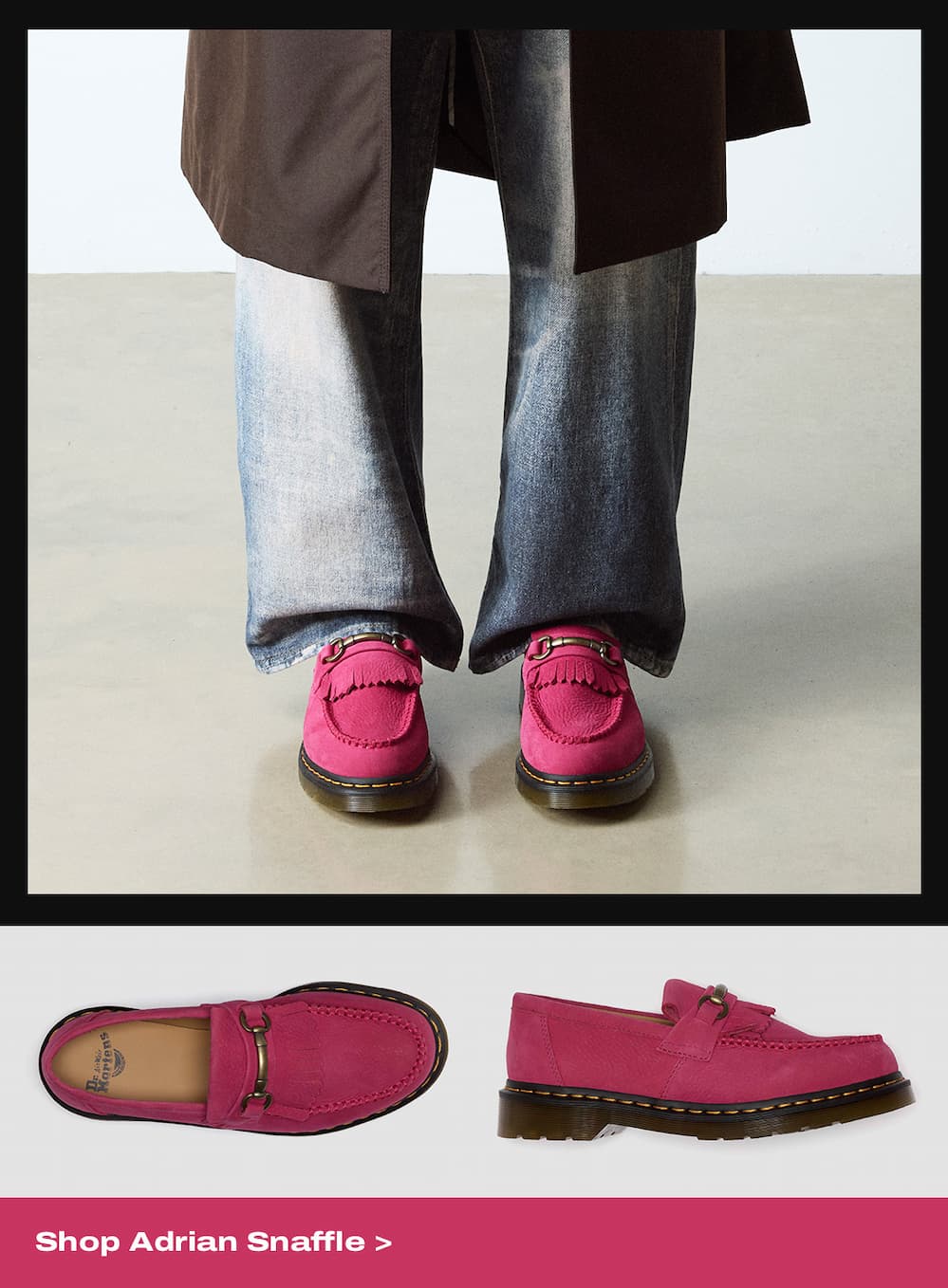 Adrian Snaffle Milled Nubuck Loafers
