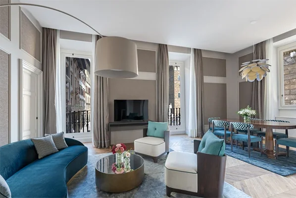 Relax in the refined elegance of a private home in Florence, Italy.