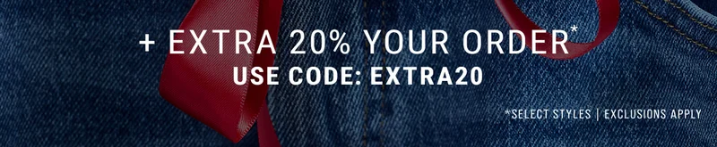 + Extra 20% Off Your Order* Use Code: EXTRA20