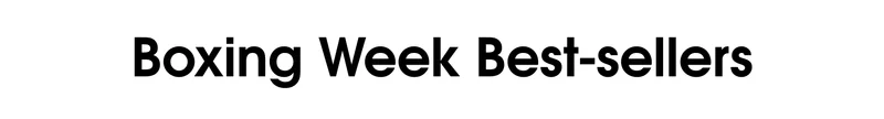 Boxing Week Best-sellers