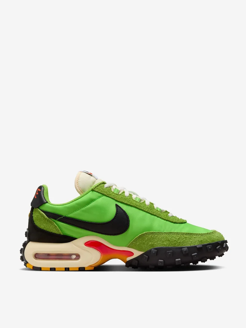 Image of Nike Air Max Waffle SP - Action Green/Black-Total Orange