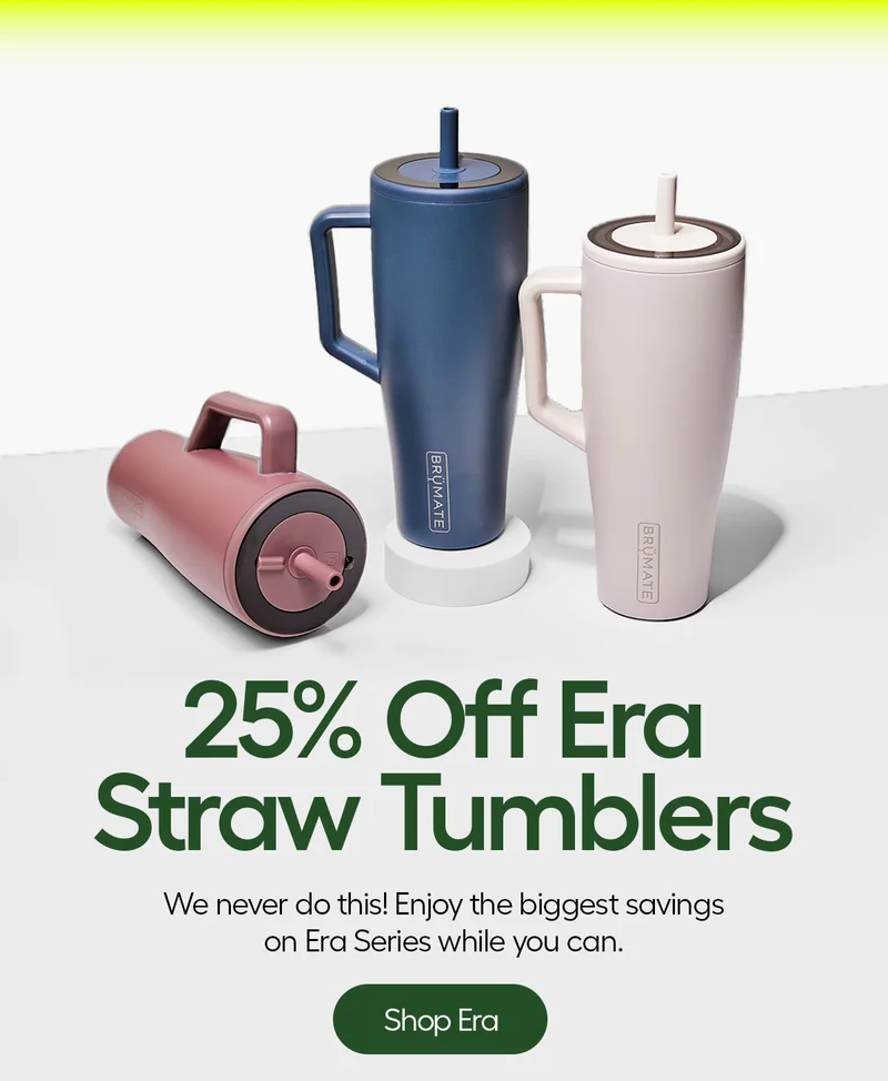 25% Off Era Straw Tumblers. We never do this! Enjoy the biggest savings on Era Series while you can. - Shop Era