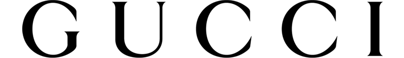 “Gucci” written in all caps