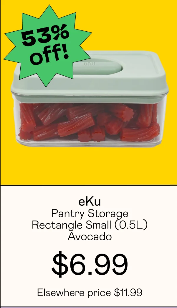 Pantry Storage - Rectangle Small - 0.5L - Avocado
