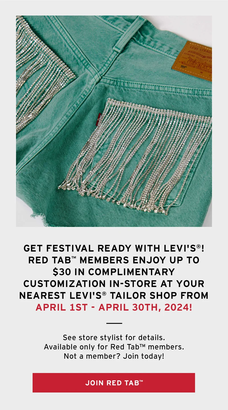 GET FESTIVAL READY WITH LEVI'SÂ®
