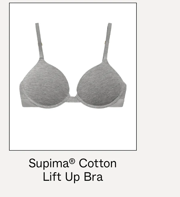 Supima Cotton Lift Up Bra
