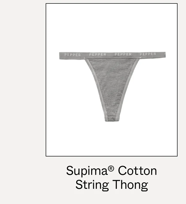 Supima Cotton String Thong