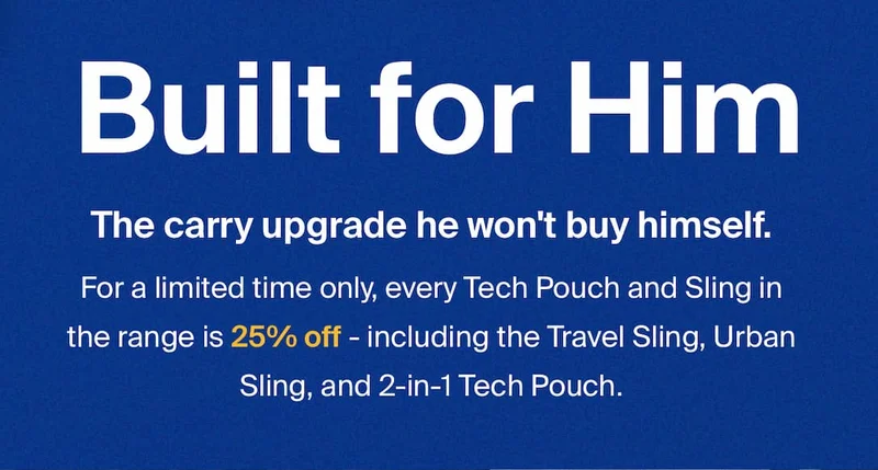 an image of a promotional ad for a travel wallet