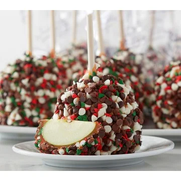 SH 12/8 Mrs. Prindable's 6 Individual Holiday Cheer Caramel Apples