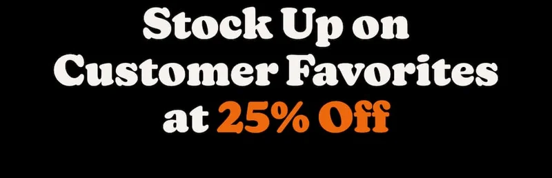 Black Friday Starts Now! 25% Off Everything