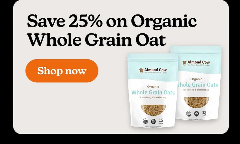 Save 25% on Organic Whole Grain Oat