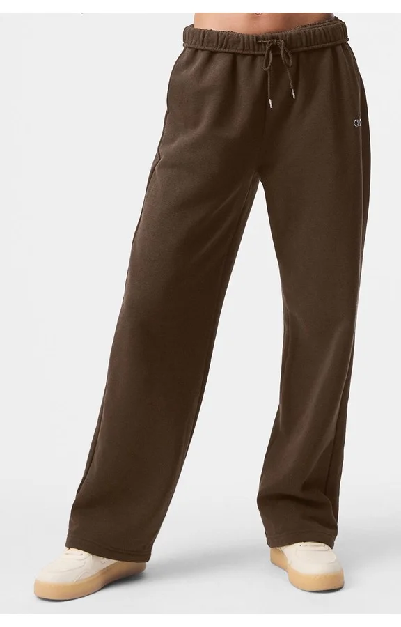 Accolade Straight Leg Sweatpant - Espresso - Espresso / XXS