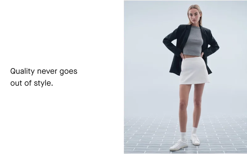 Quality never goes out of style. [Image]The Dream Mini Skirt | White