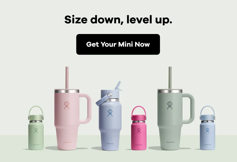 Size down, level up. | Get Your Mini Now