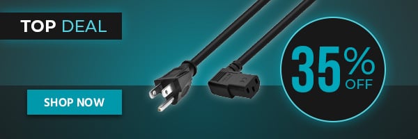 Top Deal 35% | Monoprice Right Angle Power Cord