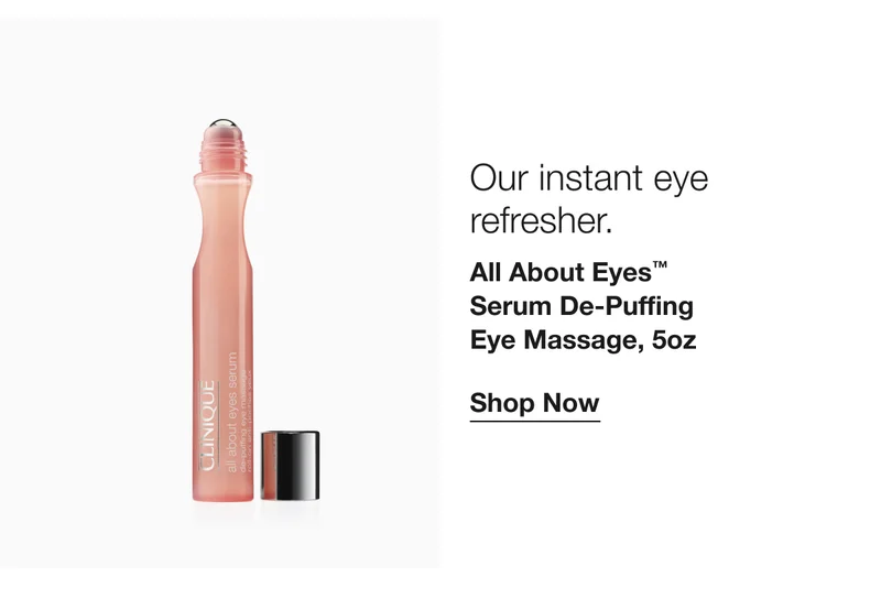 Our instant eye refresher. | All About Eyes™  Serum De-Puffing  Eye Massage, 5oz | Shop Now