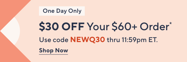 Unlock $30 off Your First Purchase