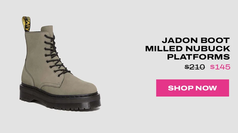 JADON BOOT MILLED NUBUCK PLATFORMS