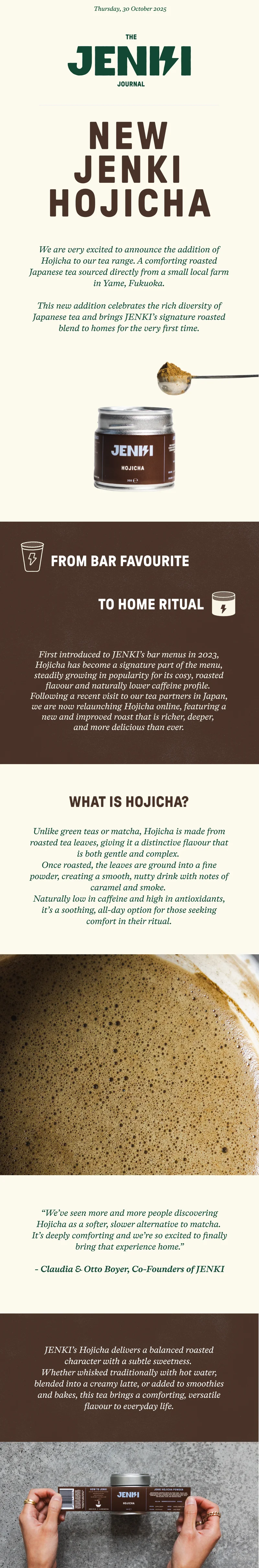 JENKI Hojicha Powder