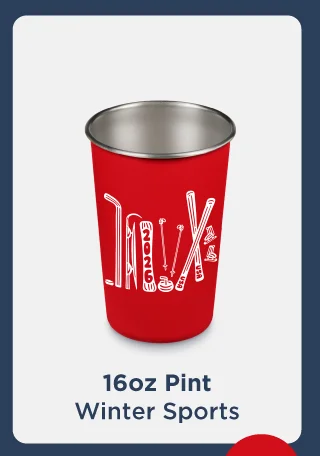 16oz Pint - Winter Sports