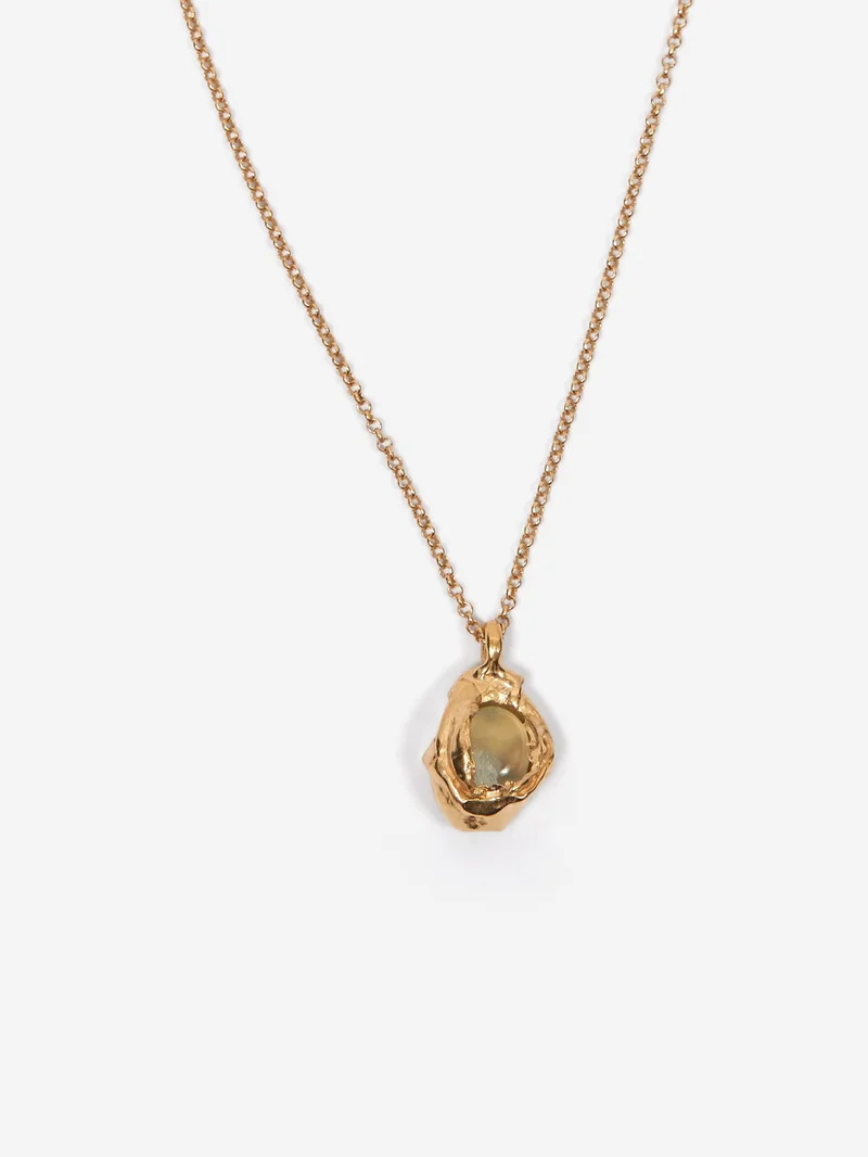 Image of Simuero Nectar UVA Necklace - Green/Gold