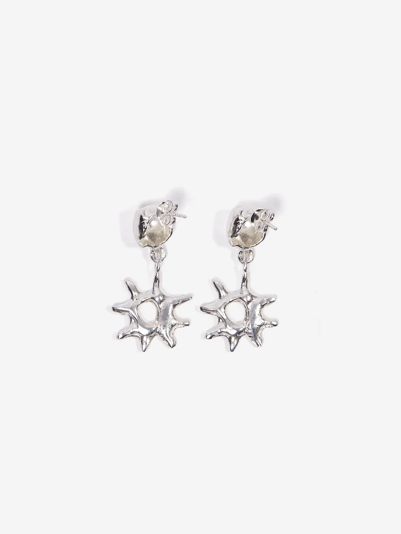 Image of Simuero Alba Earrings - Silver