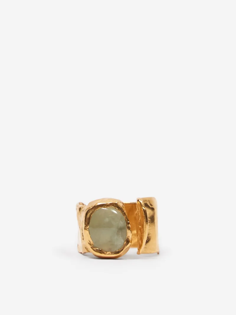 Image of Simuero UVA Ring - Green/Clear/Gold