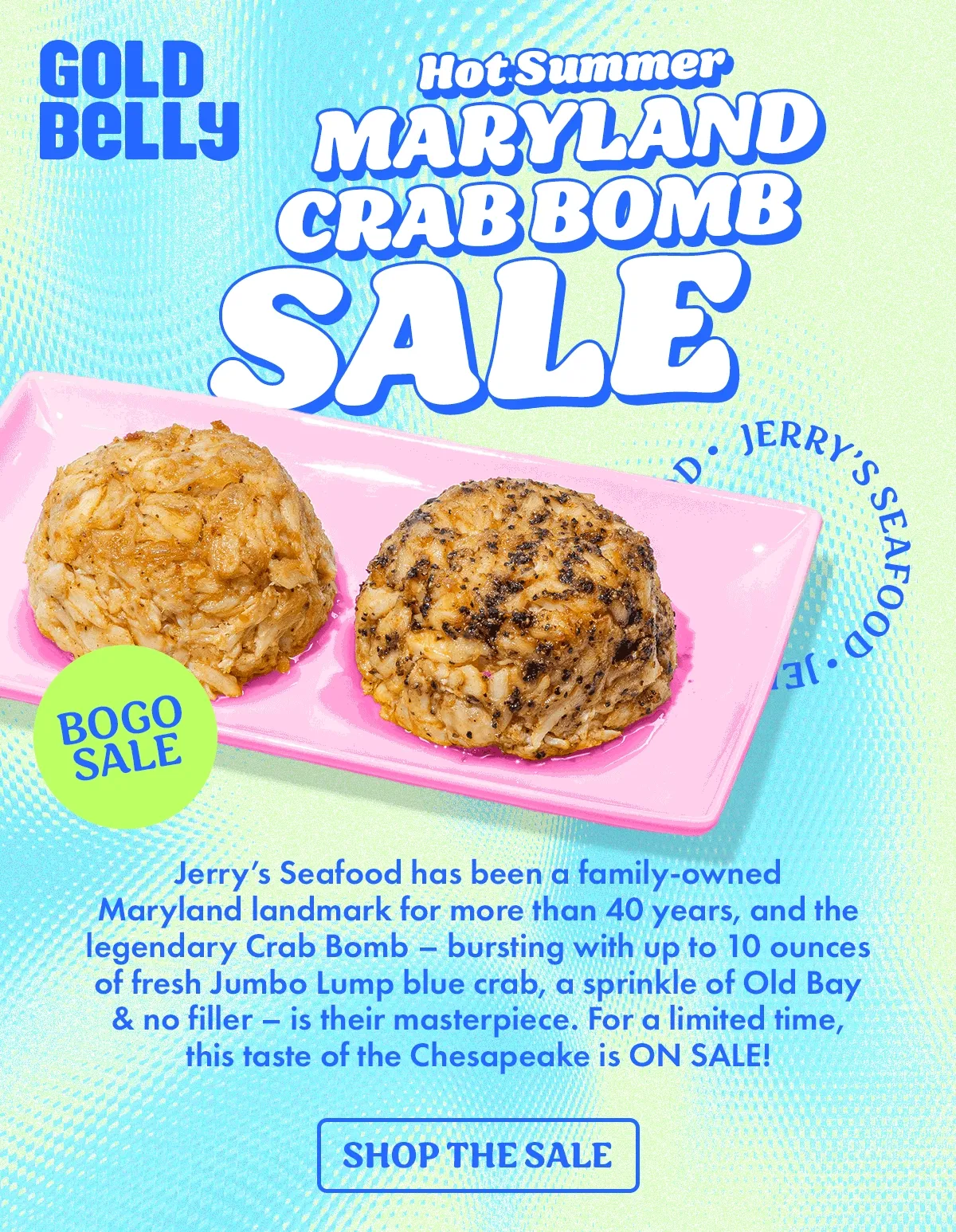 BOGO Crab Bomb Sale