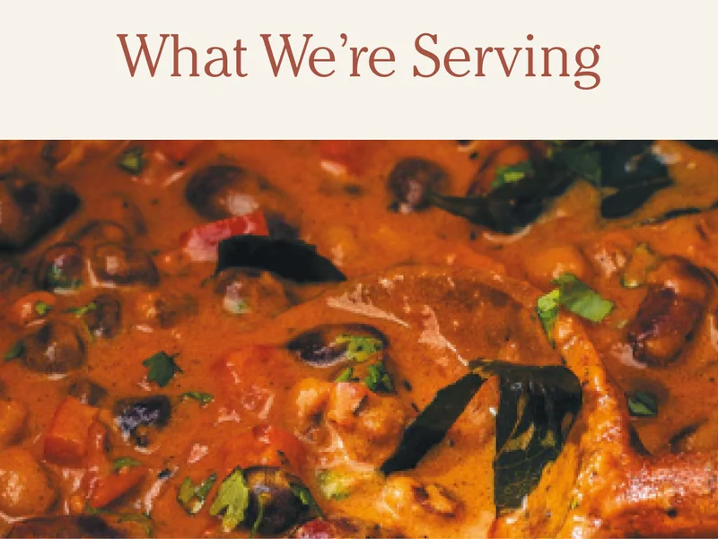 What We're Serving